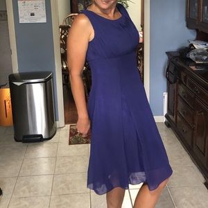 Purple formal dress never worn - size 12